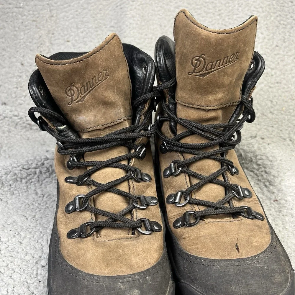 Danner Boots Combat Hiker Men 8.5 R Brown 43513X Military Tactical Waterproof